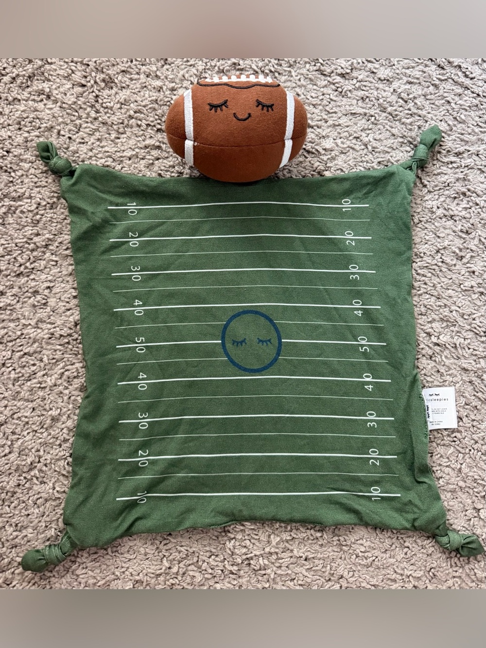 LAST CHANCE* Little Sleepies Travis Football Lovey